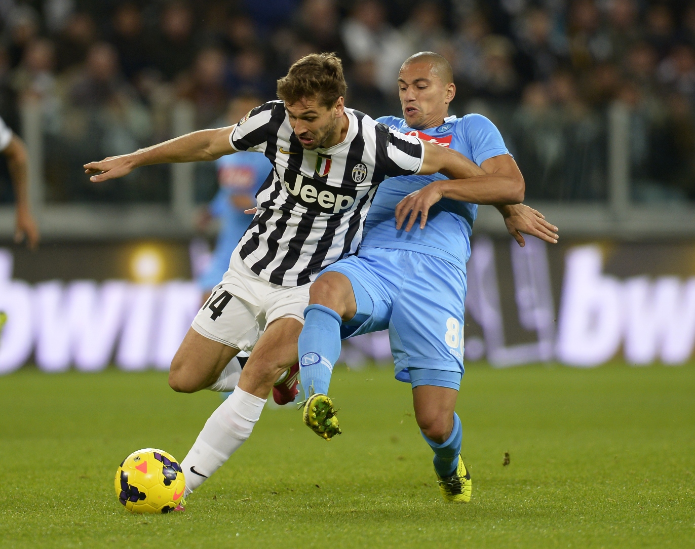 Juventus' Fernando Torres Llorente during the match against Napoli in Turin in Italy. Photo: Xinhua