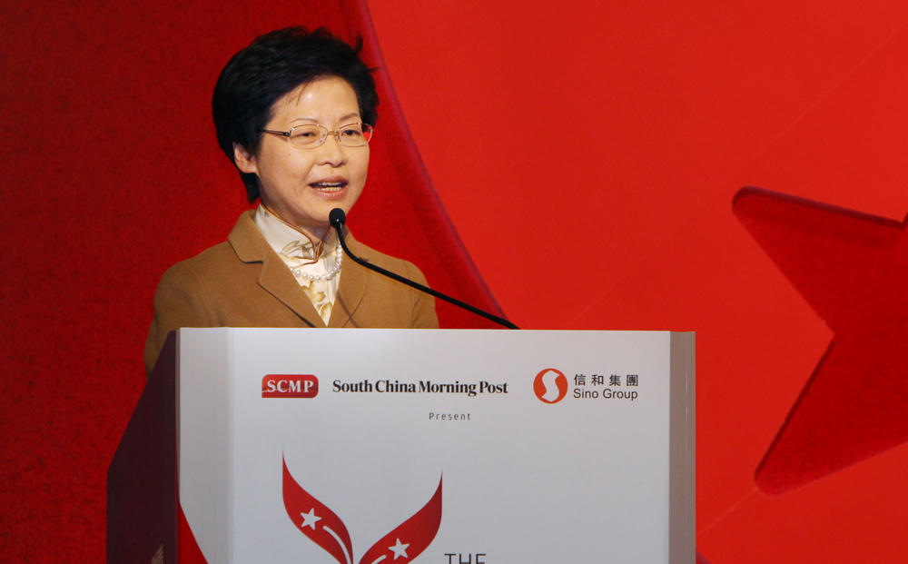 Chief Secretary Carrie Lam Cheng Yuet-ngor