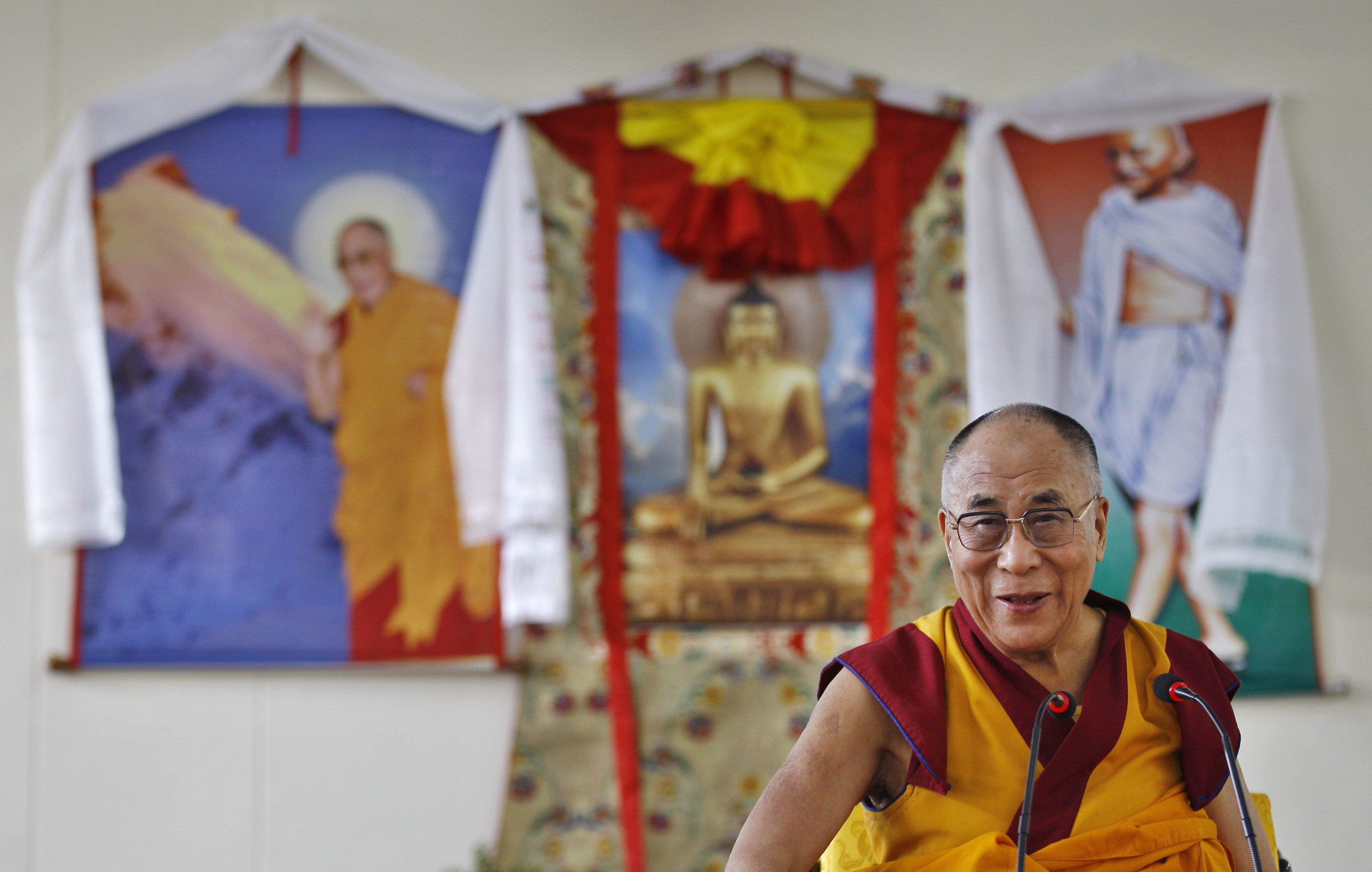 Tibetan spiritual leader the Dalai Lama in July, 2013. Photo: AP