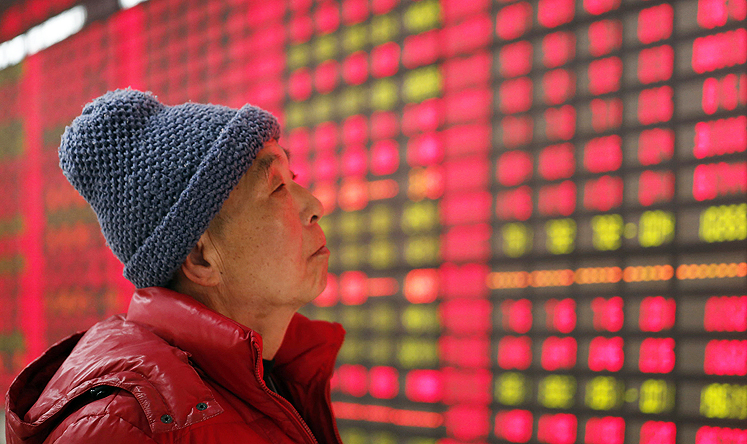 Global stocks post gains as concerns over a cash crunch in China ease. Photo: AP