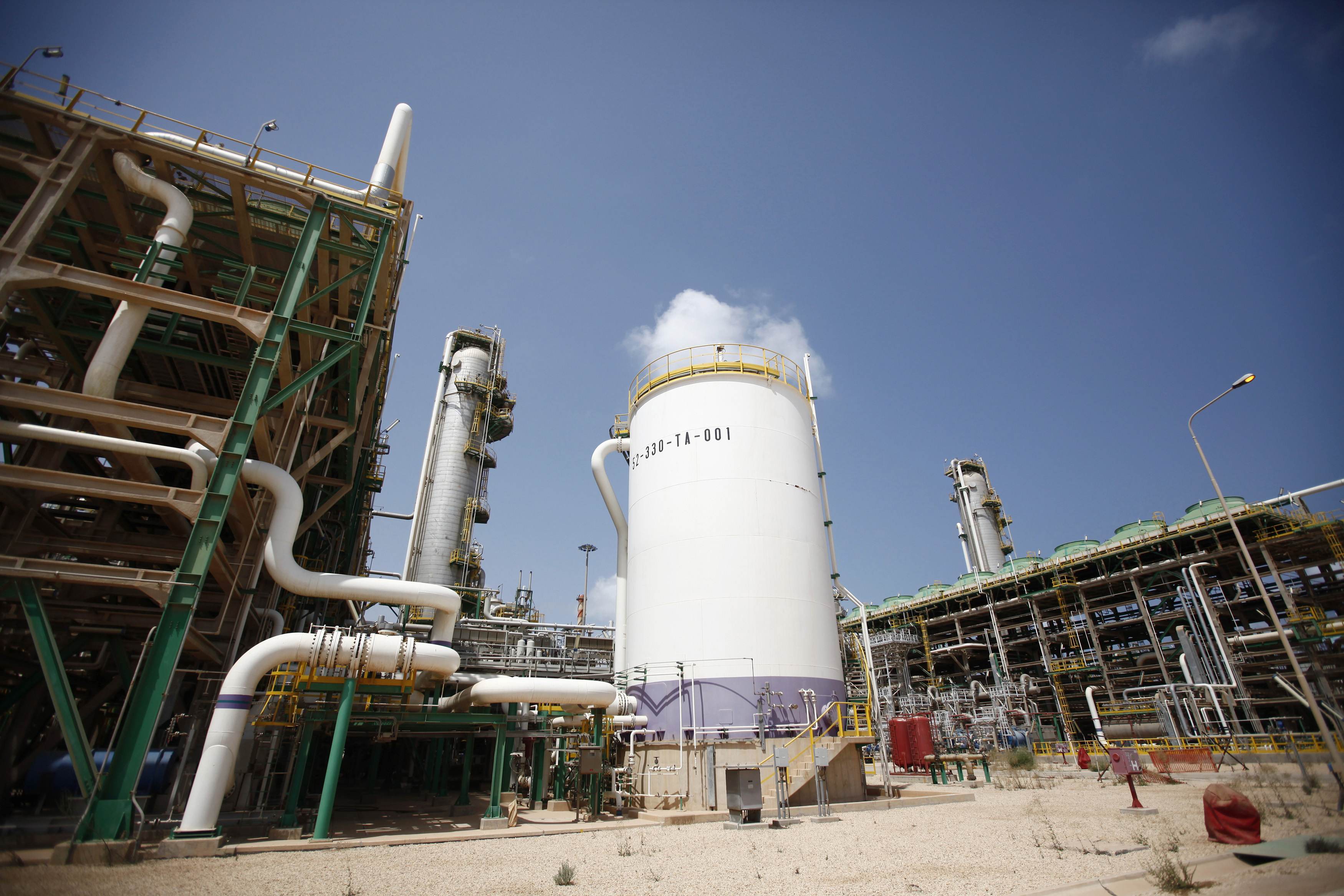 A view of the Mellitah Oil and Gas complex. Photo: Reuters
