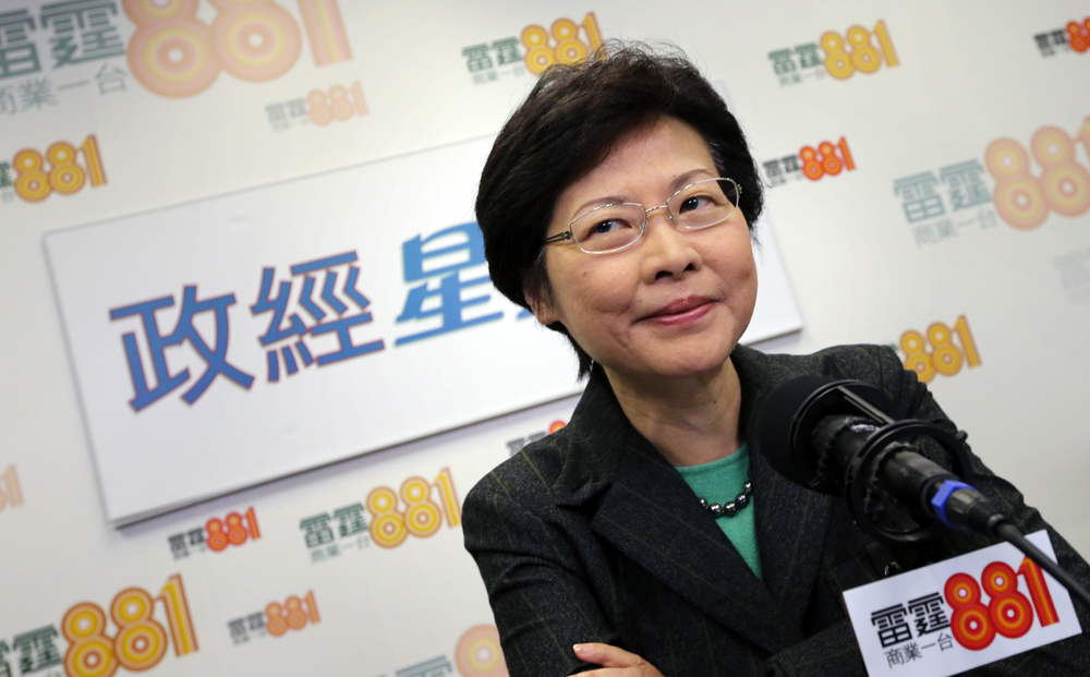 Chief Secretary Carrie Lam Cheng Yuet-ngor. Photo: David Wong