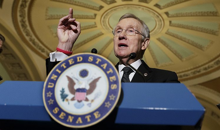 Senate Majority Leader Harry Reid. Photo: AP