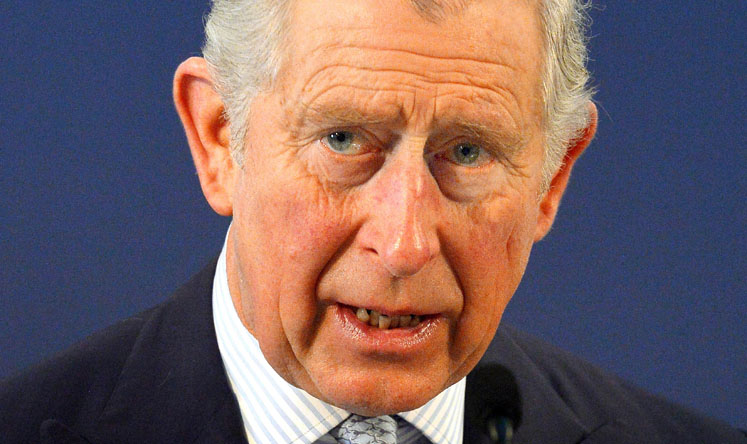 Prince Charles speaks during the Illegal Wildlife Trade Conference at Lancaster House in London on Thursday. Photo: AFP 