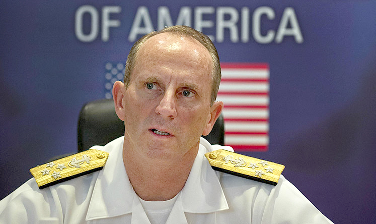 US Chief of Naval Operations Admiral Jonathan Greenert. Photo: AFP