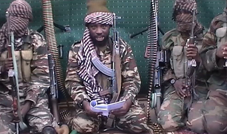 Leader of Nigerian Islamist extremist group Boko Haram Abubakar Shekau in this file photo from November. Photo: AFP