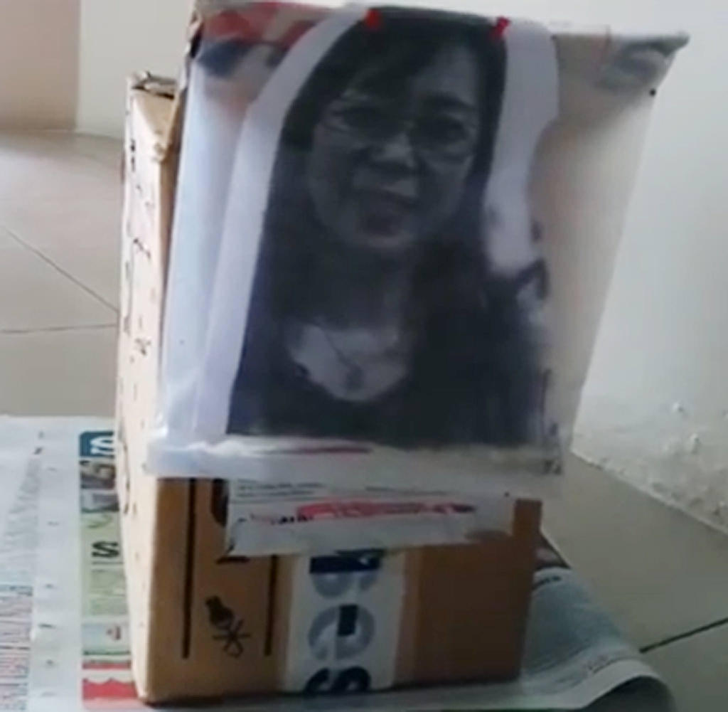 The package that was left at the office. Photo: SCMP Pictures