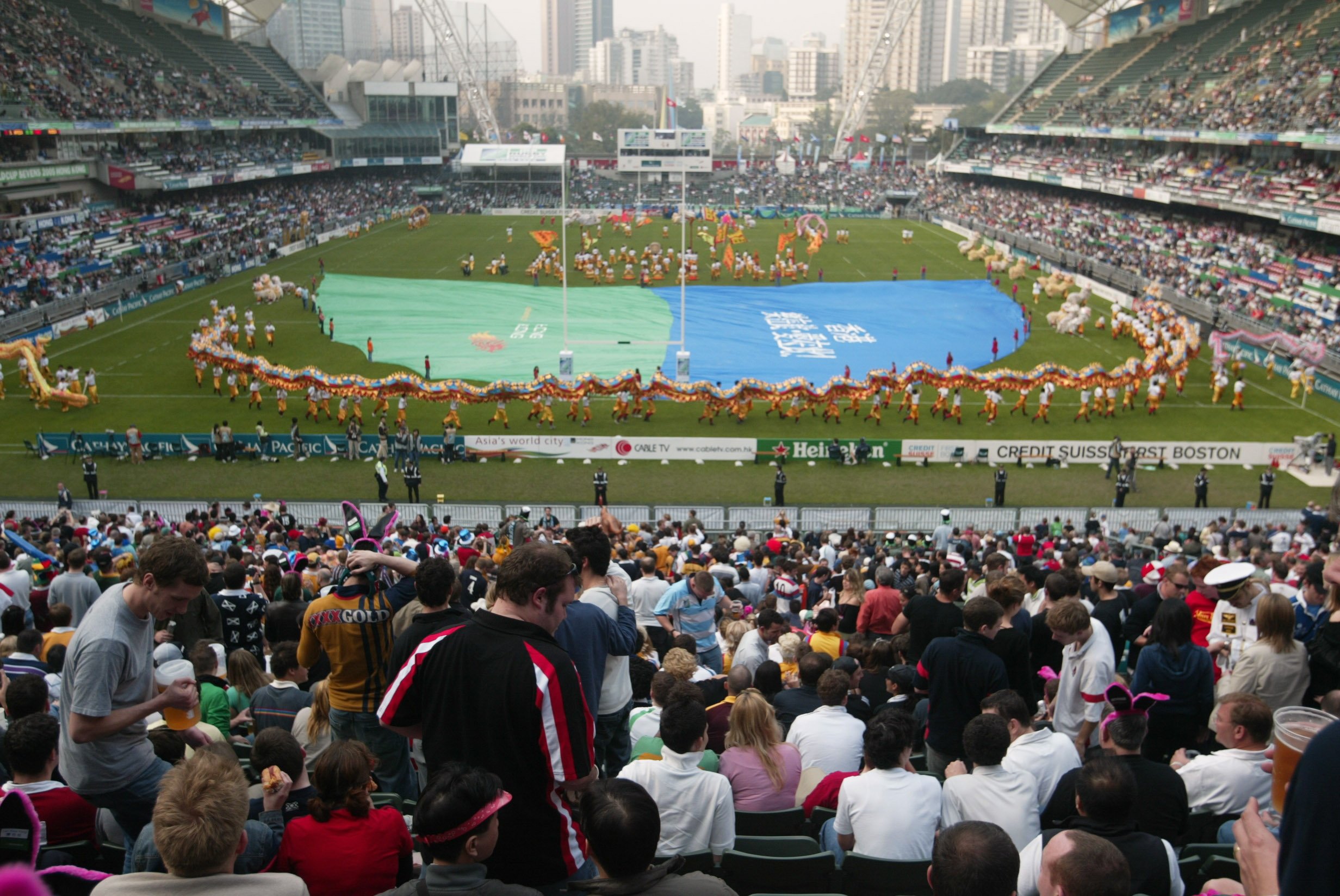 Hong Kong hosted the World Cup Sevens in 1997 and again in 2005. Photo: Antony Dickson
