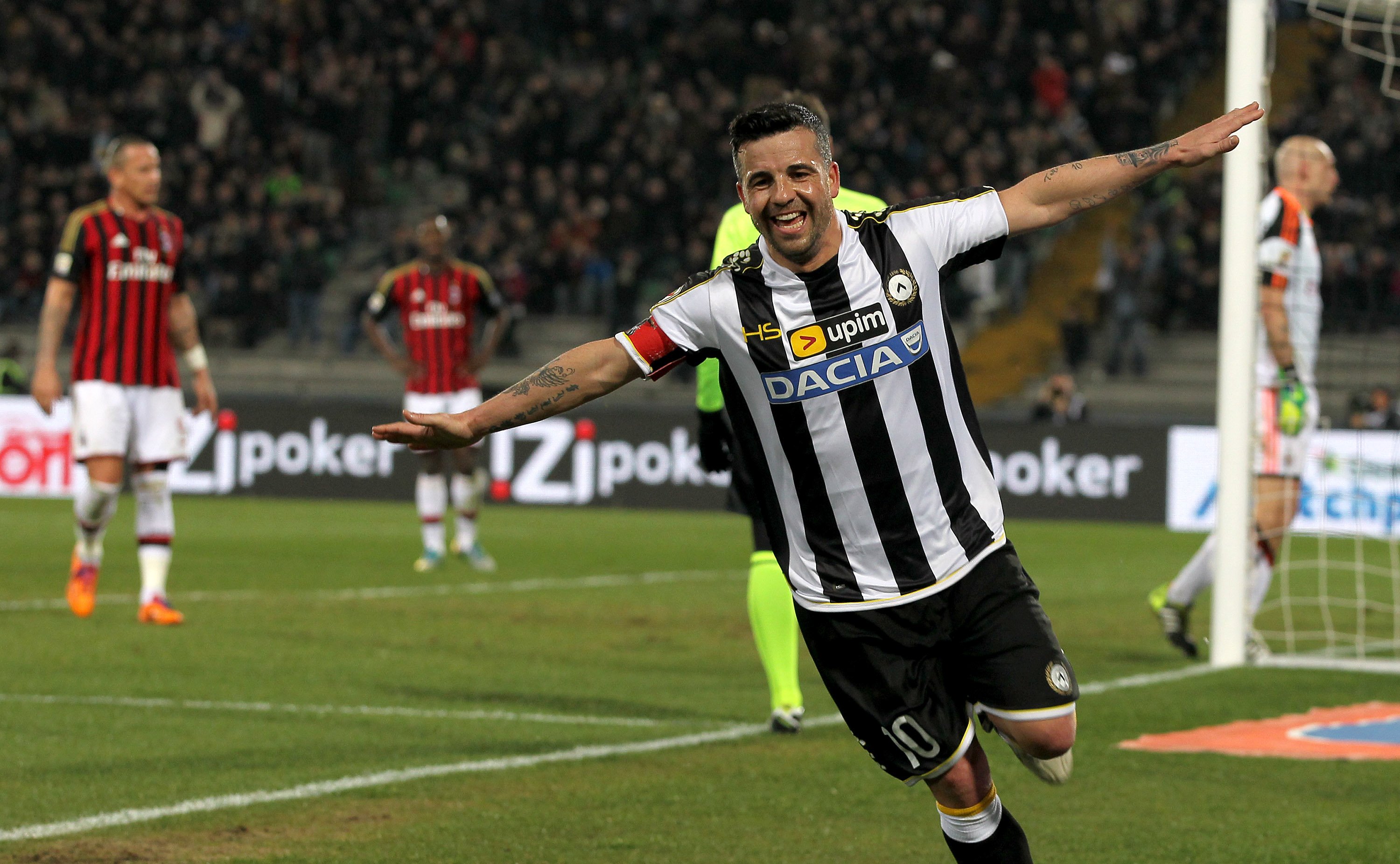 Antonio Di Natale's 185th goal may see change of heart on retirement |  South China Morning Post, image size:3000x1852