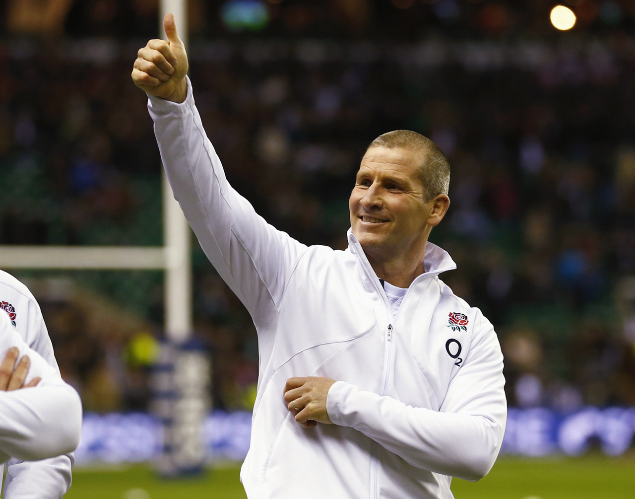 England coach Stuart Lancaster wants the Twickenham crowd to voice their support for the home team against Wales on Sunday. Photo: Reuters  