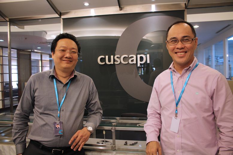 Eugene Ng (left), chief operating officer, and Her Chor Siong, CEO
