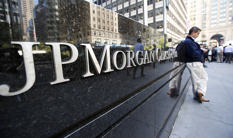 JPMorgan Chase offices on Park Avenue in Manhattan, New York. Photo: AP