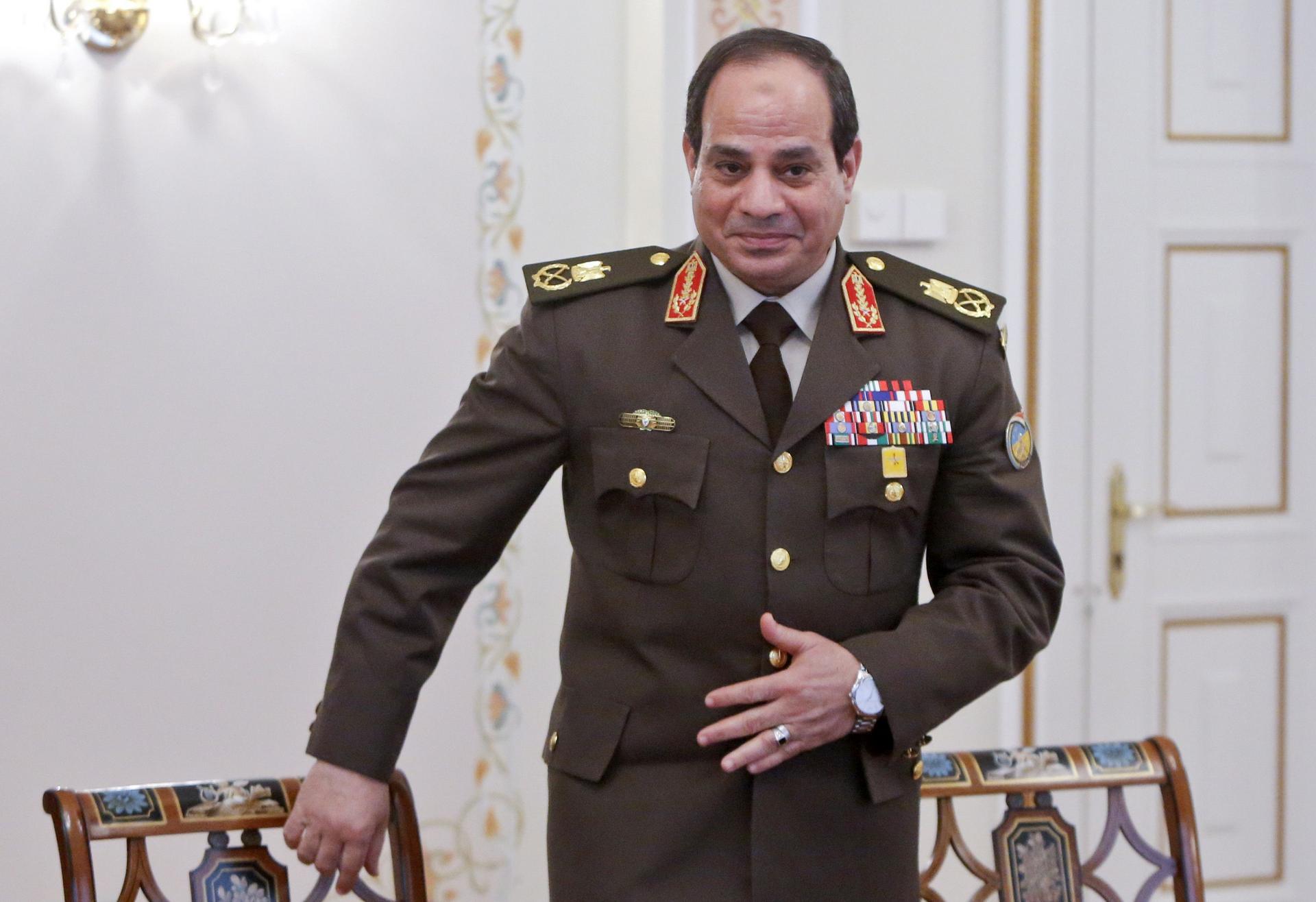 Former Egyptian army chief Abdel Fattah al-Sisi. Photo: AFP