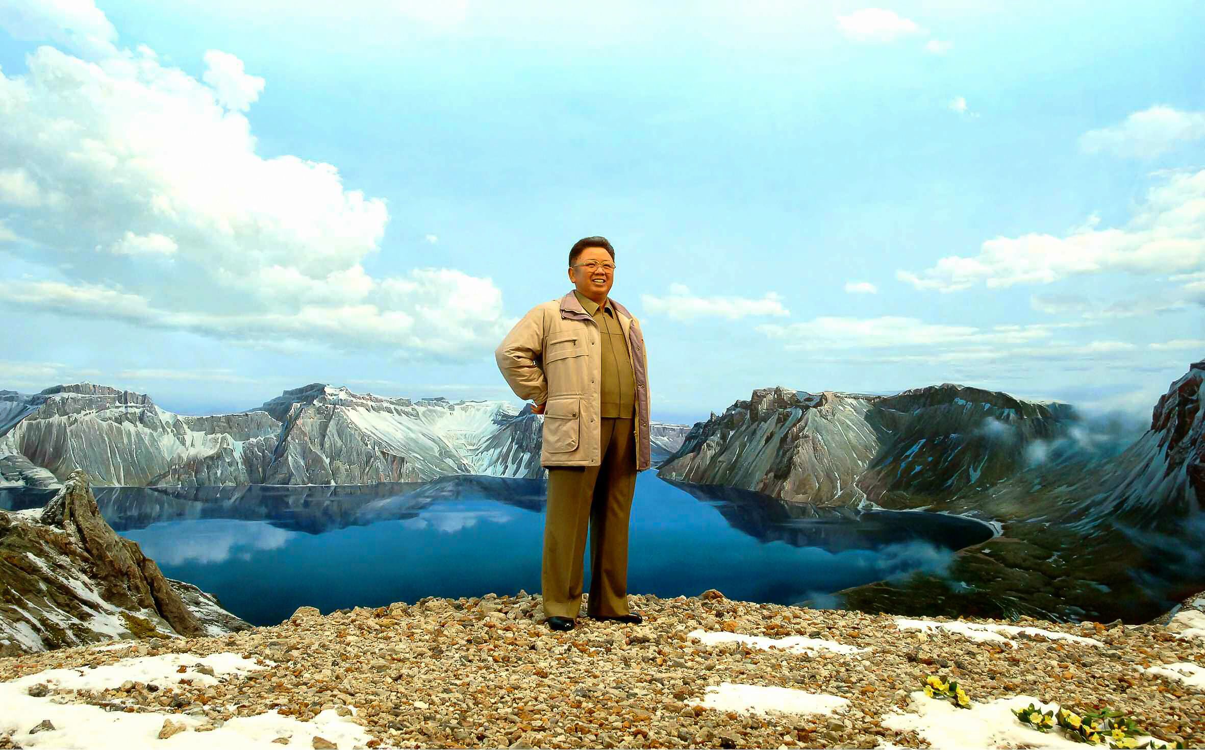 A wax figure of Kim Jong-il at the International Friendship Exhibition, a museum complex near Mount Myohyang, north of Pyongyang. Photo: EPA