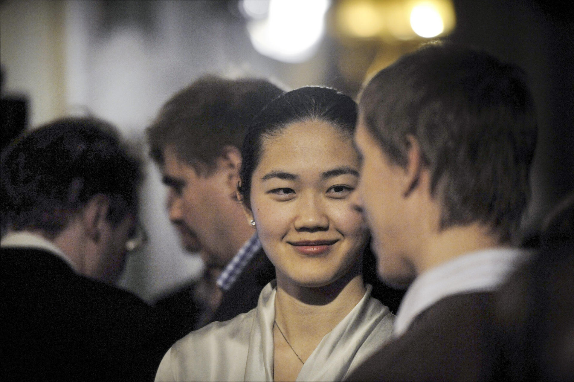 Belle Selene Xia, in October 2012. Photos: Antti Aimo-Koivisto/Lehtikuva; AFP