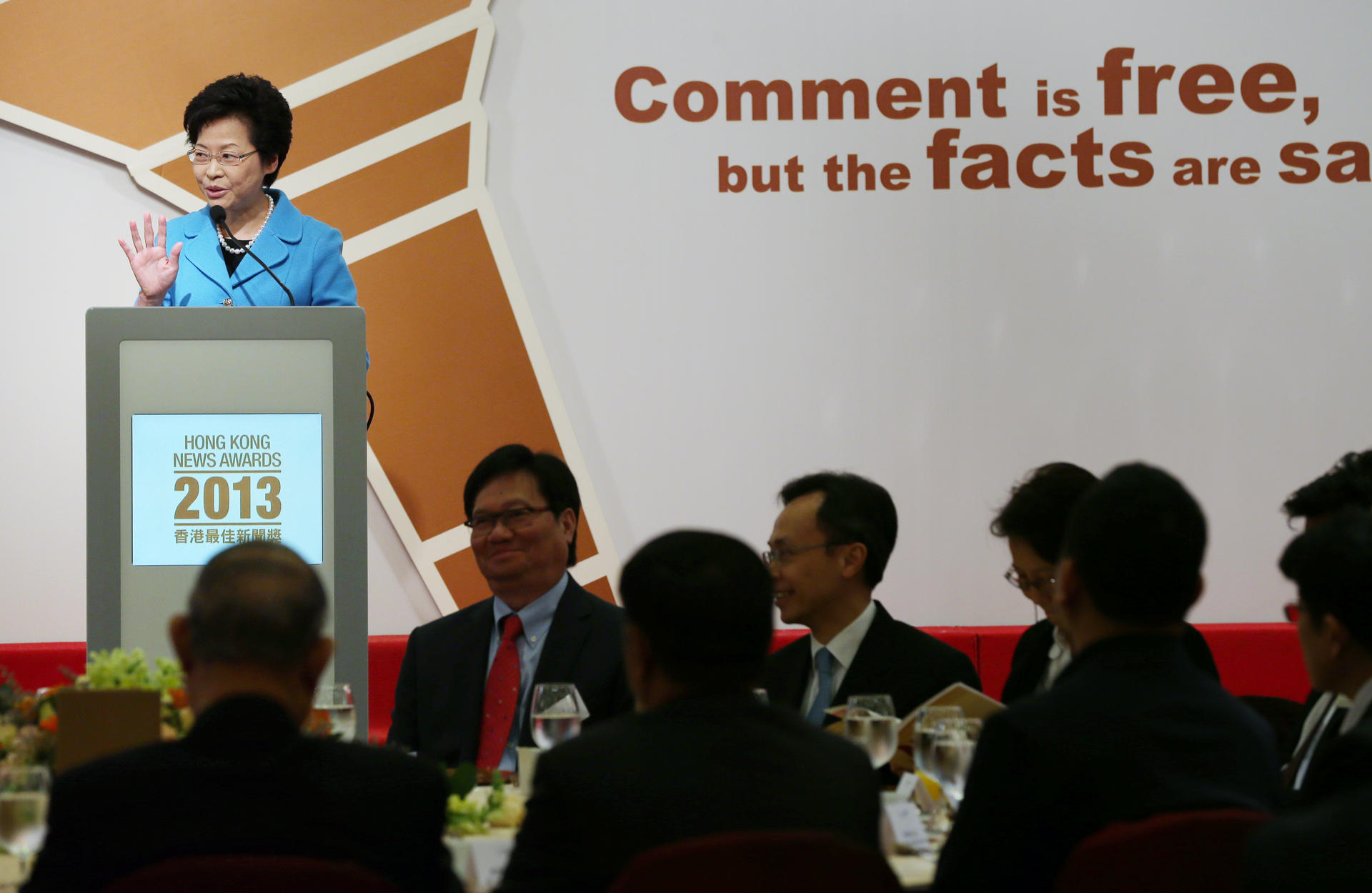 Chief Secretary Carrie Lam Cheng Yuet-ngor urged citizens to think carefully before deciding whether to support any of the three proposals on offer in Occupy Central's vote.