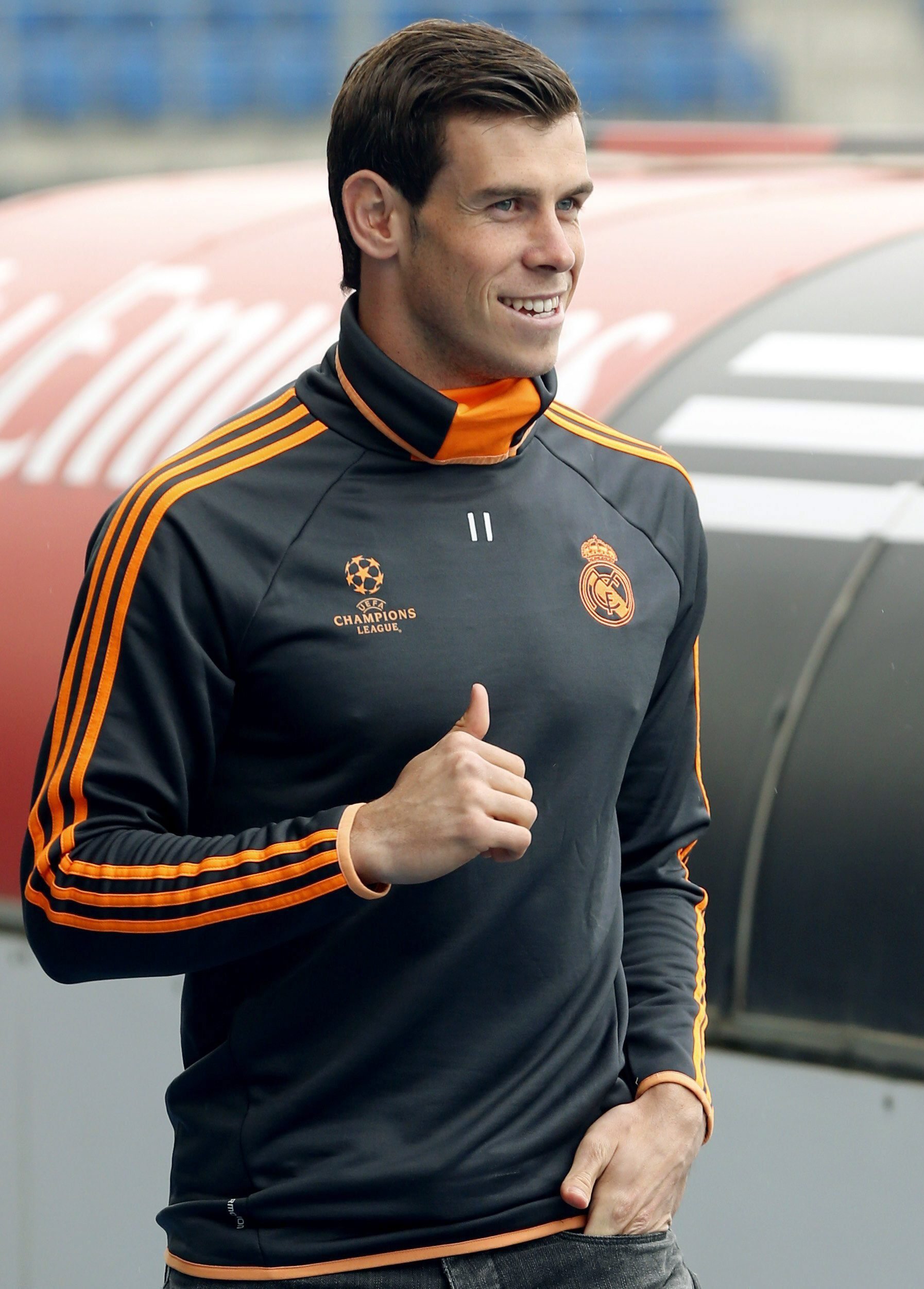 real madrid orange jersey long sleeve