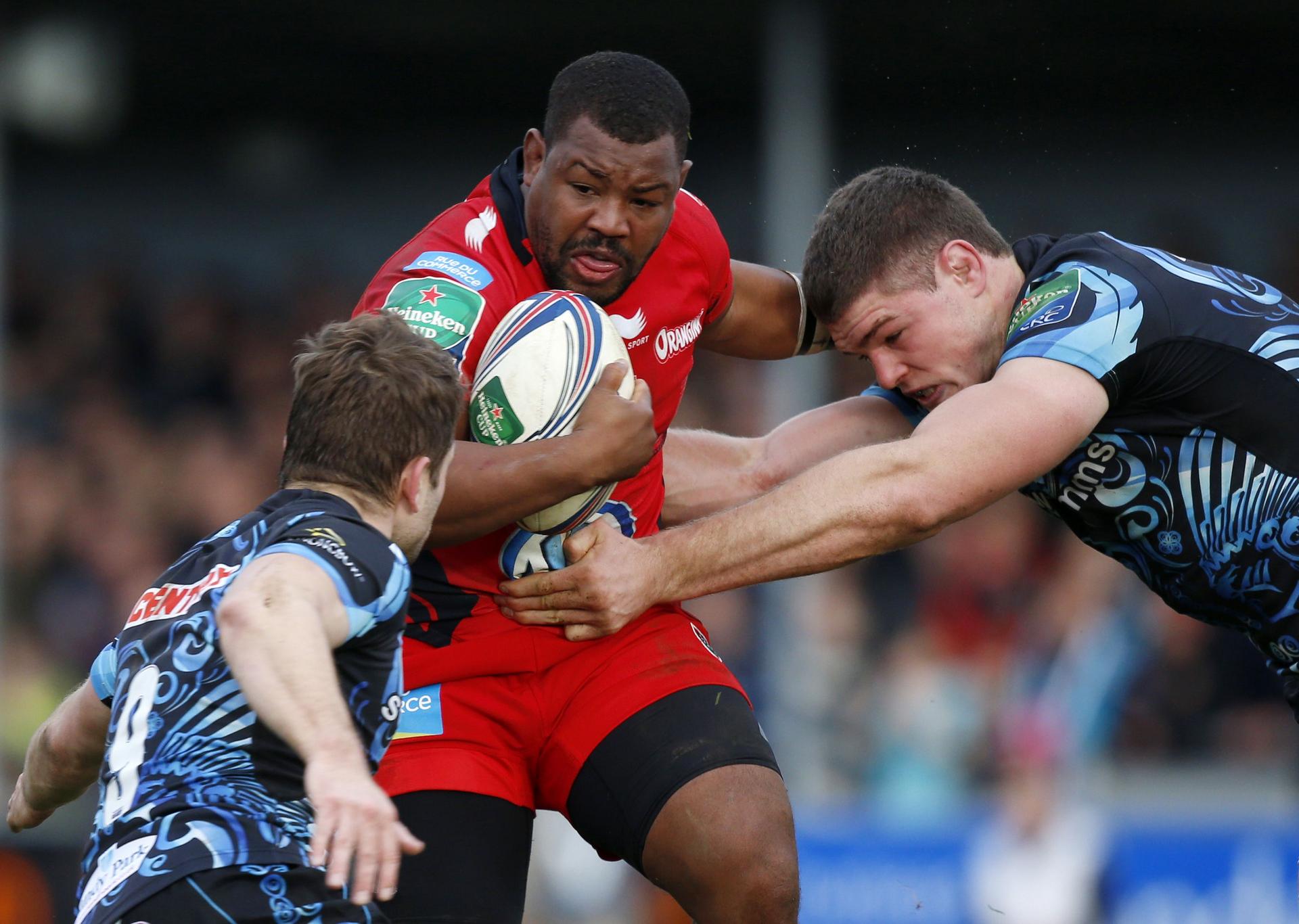 Steffon Armitage, who this week helped Toulon retain the European Cup and was then named European player of the year, may be treated as a “special case” by England’s RWC selectors. Photo: AFP