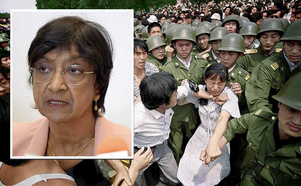 UN rights chief urges China to halt Tiananmen anniversary sweep
