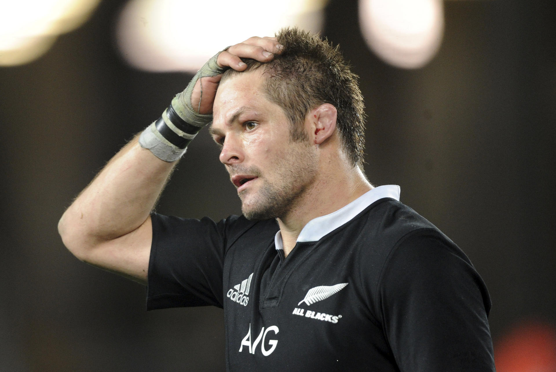 All Blacks captain Richie McCaw has had a difficult season and came into the England series under scrutiny after a broken thumb ruled him out of much of the Crusaders' early Super 15 campaign. Photo: AP