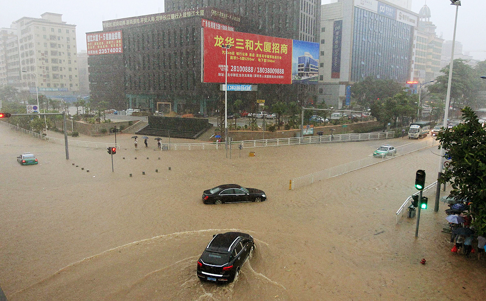 The Pearl River Delta area of China is prone to floods. Photo: Reuters