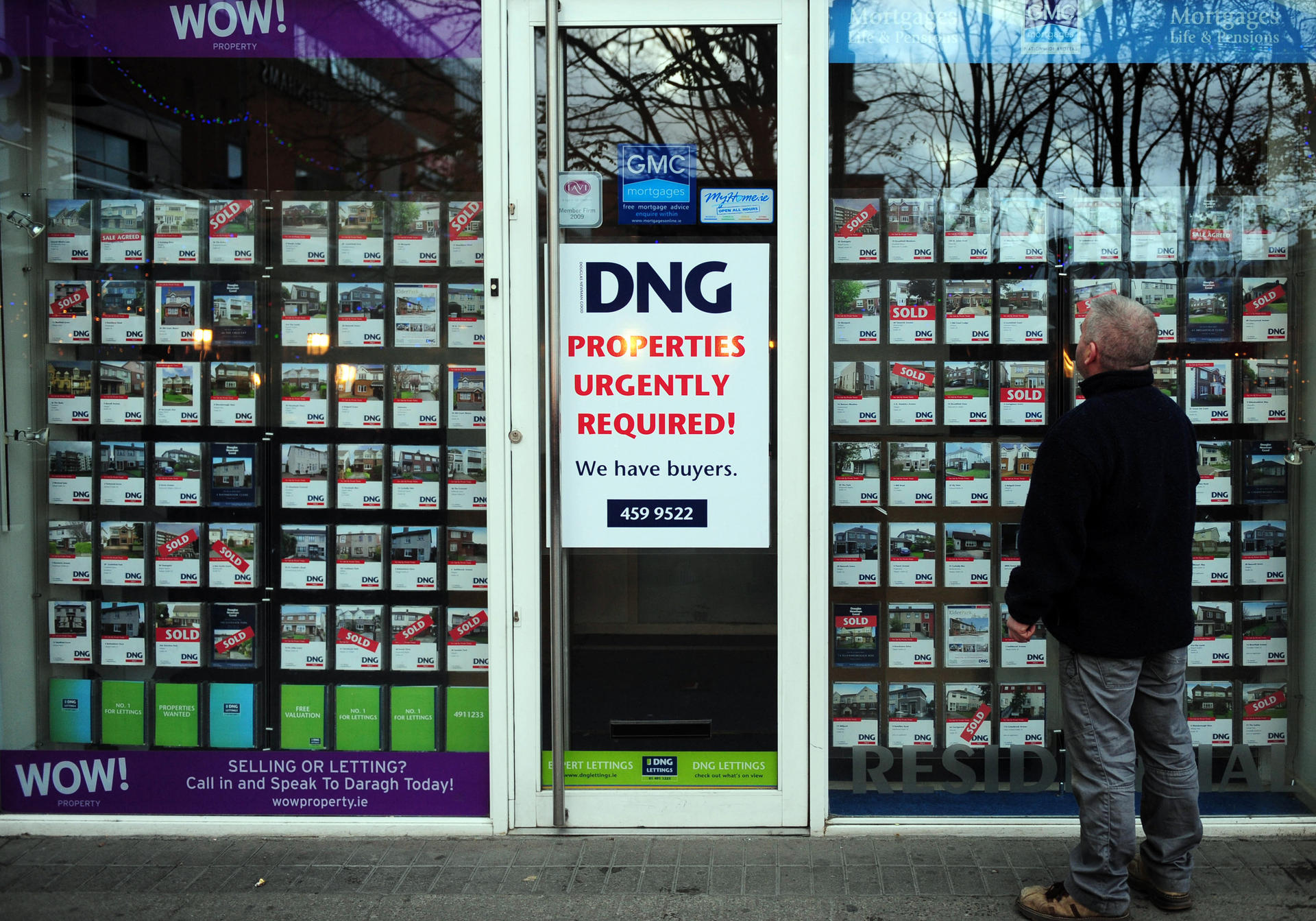 The Irish market is gaining from improved sentiment across a range of property classes. Photo: Bloomberg