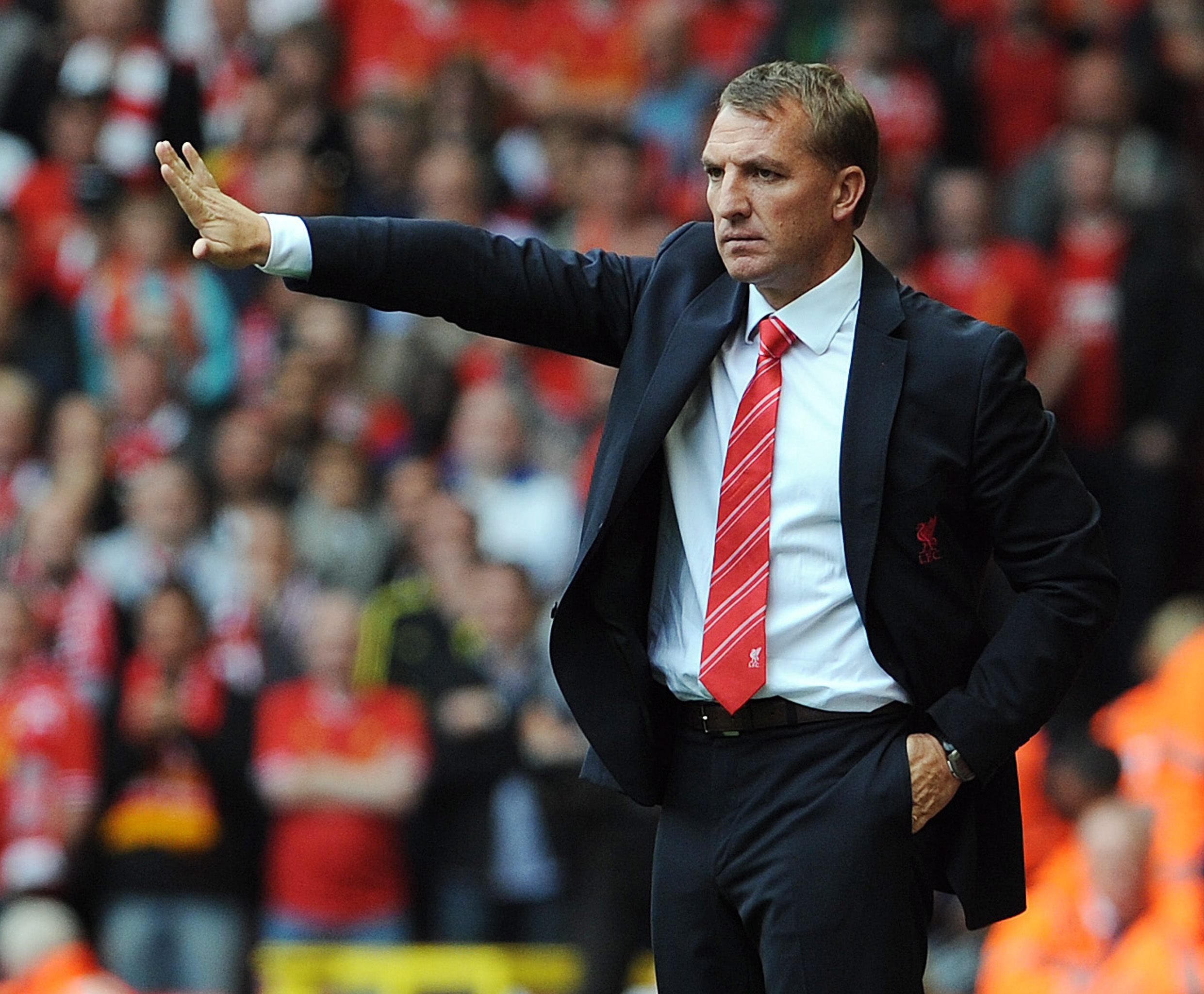 Liverpool manager Brendan Rodgers has faith that the team will survive without prolific scorer Luis Suarez. Photo: EPA