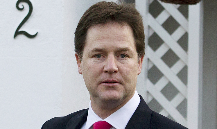 British Deputy Prime Minister Nick Clegg. Photo: Reuters