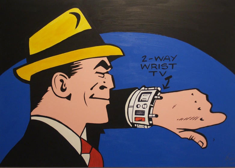 Dick Tracy appears to have been ahead of his time.