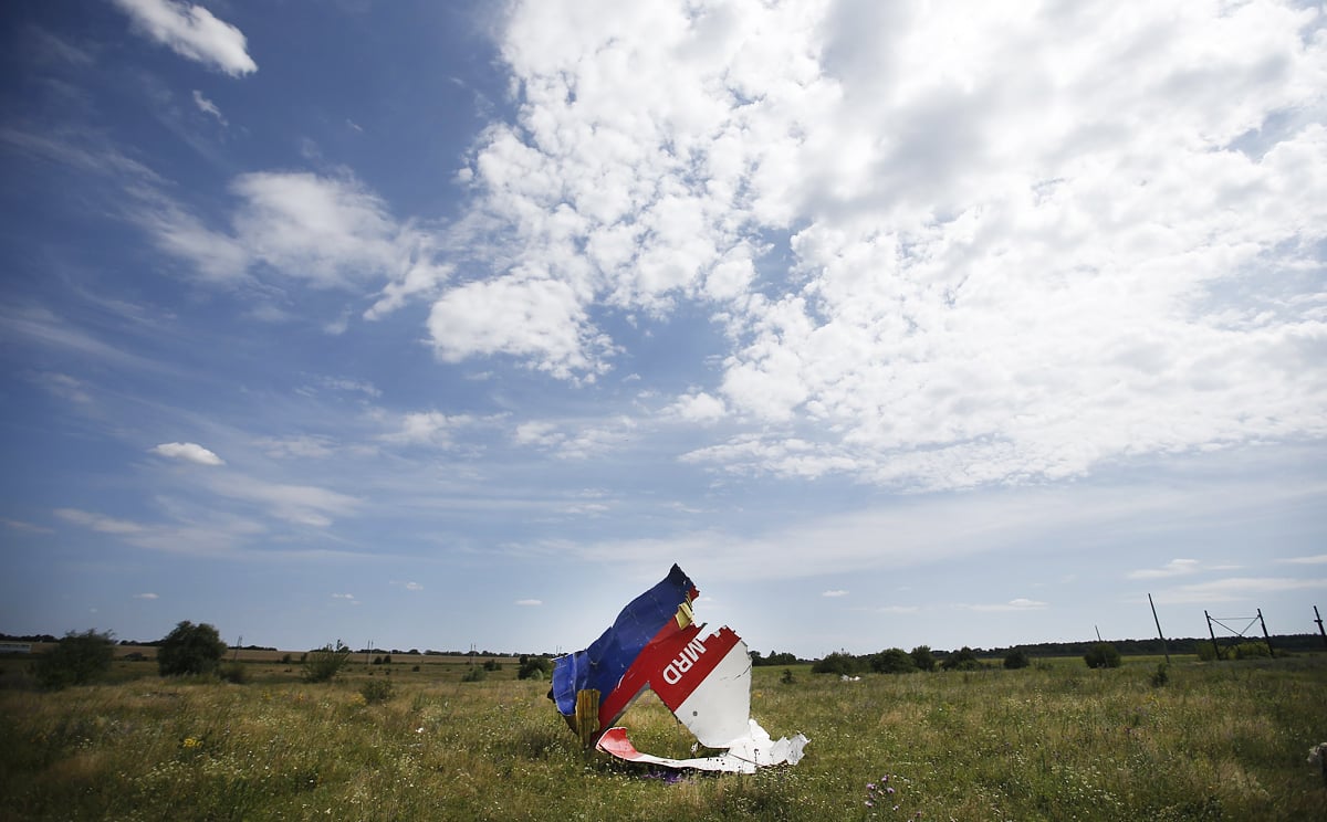 There seems little doubt MH17 was shot from the sky by a surface-to-air missile. Photo: Reuters