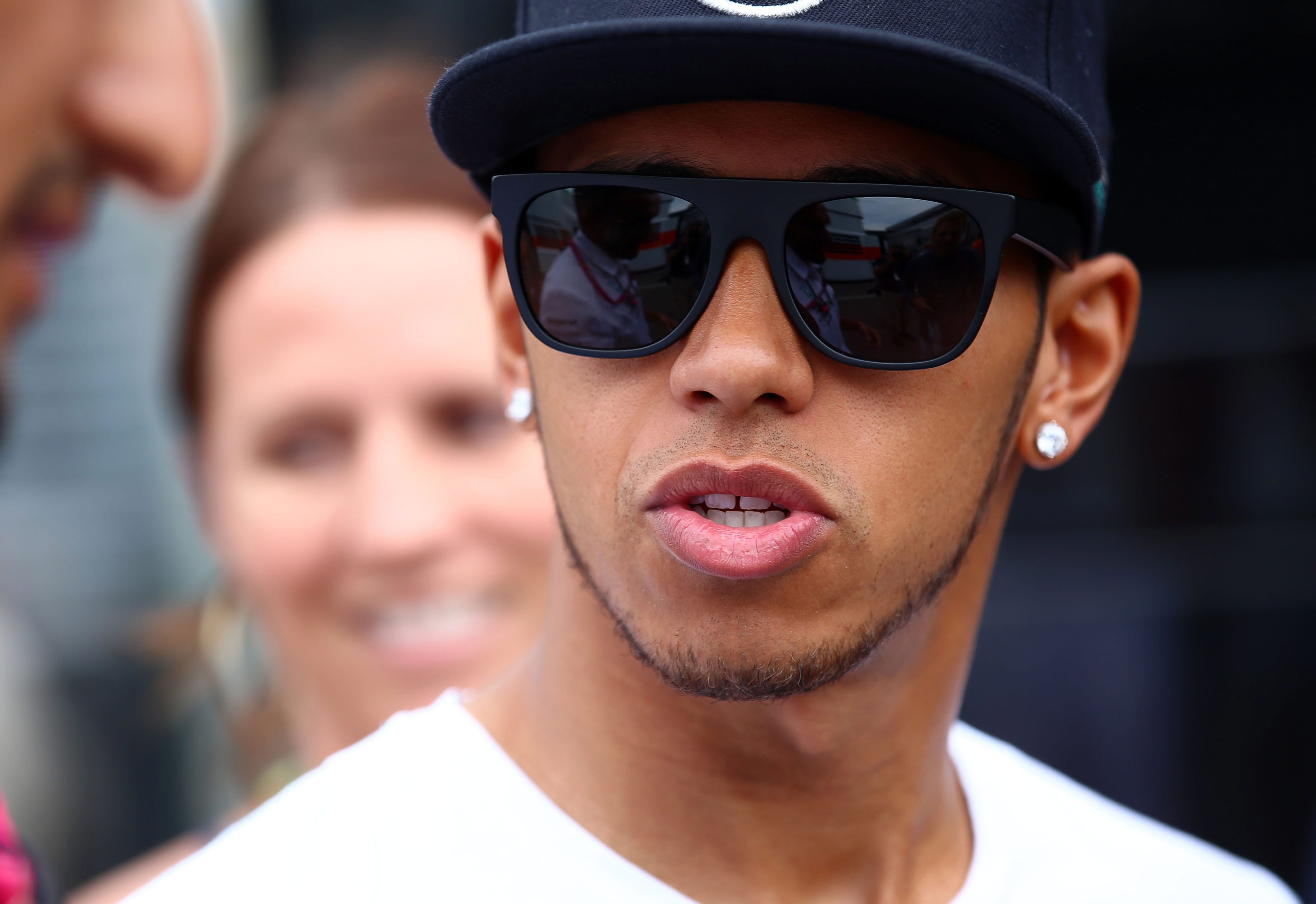 Britain's Lewis Hamilton roared right through the field to finish third at the recent German Grand Prix. Photo: EPA