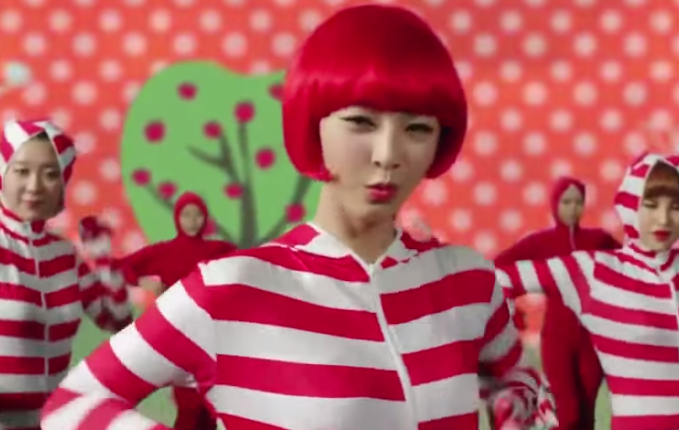 A screencap from the original 'Little Apple' music video: Photo: SCMP Pictures
