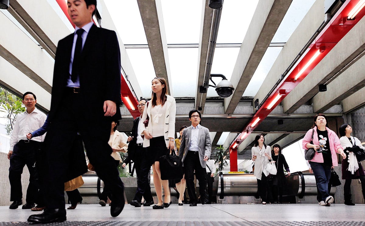 Analysts are taking a less-optimistic view of Hong Kong's economic prospects in the second half of this year after the government lowered its forecasts. Photo: Bloomberg