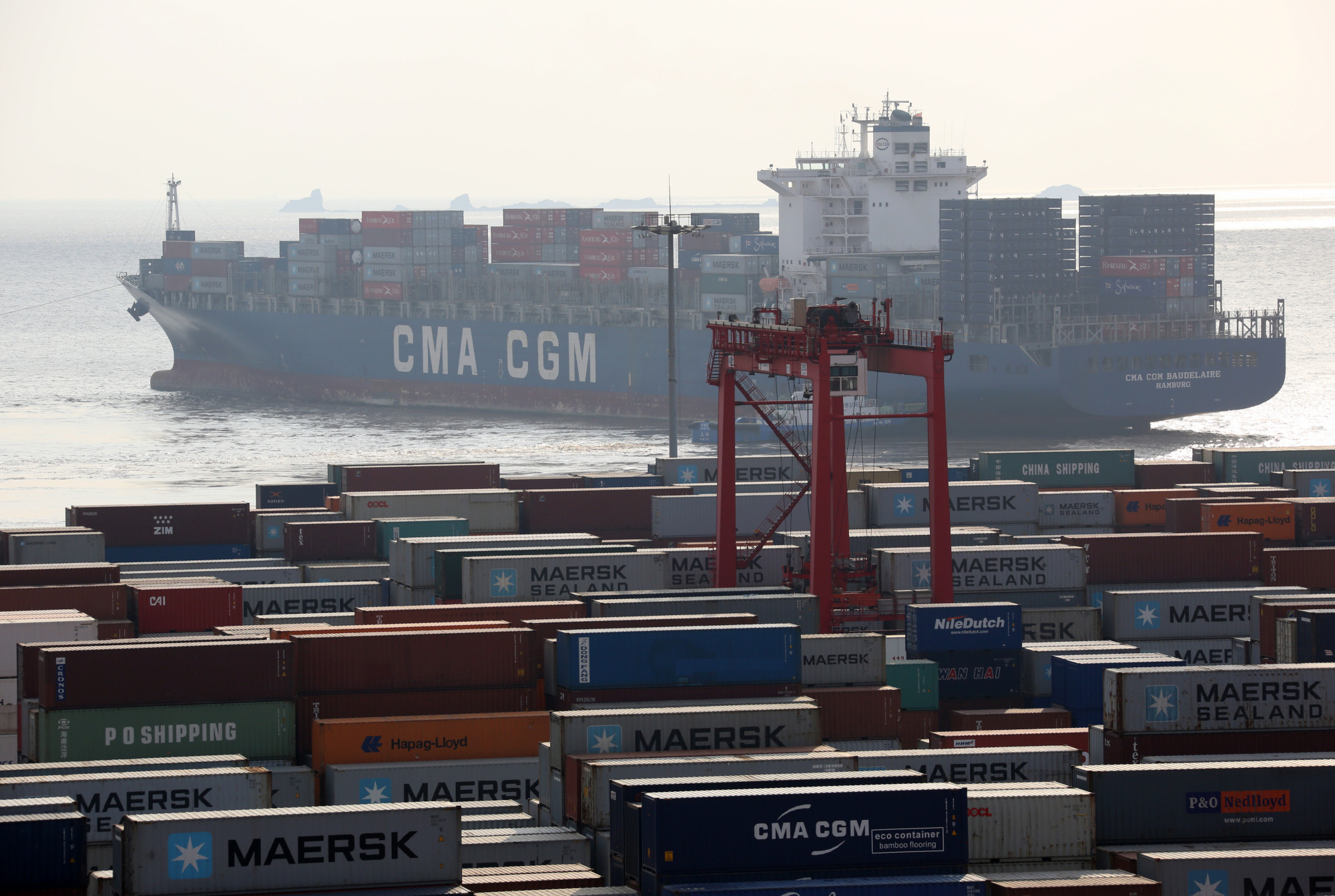 The cocaine seized at Shanghai's shipping port weighed 70kg. Photo: Bloomberg