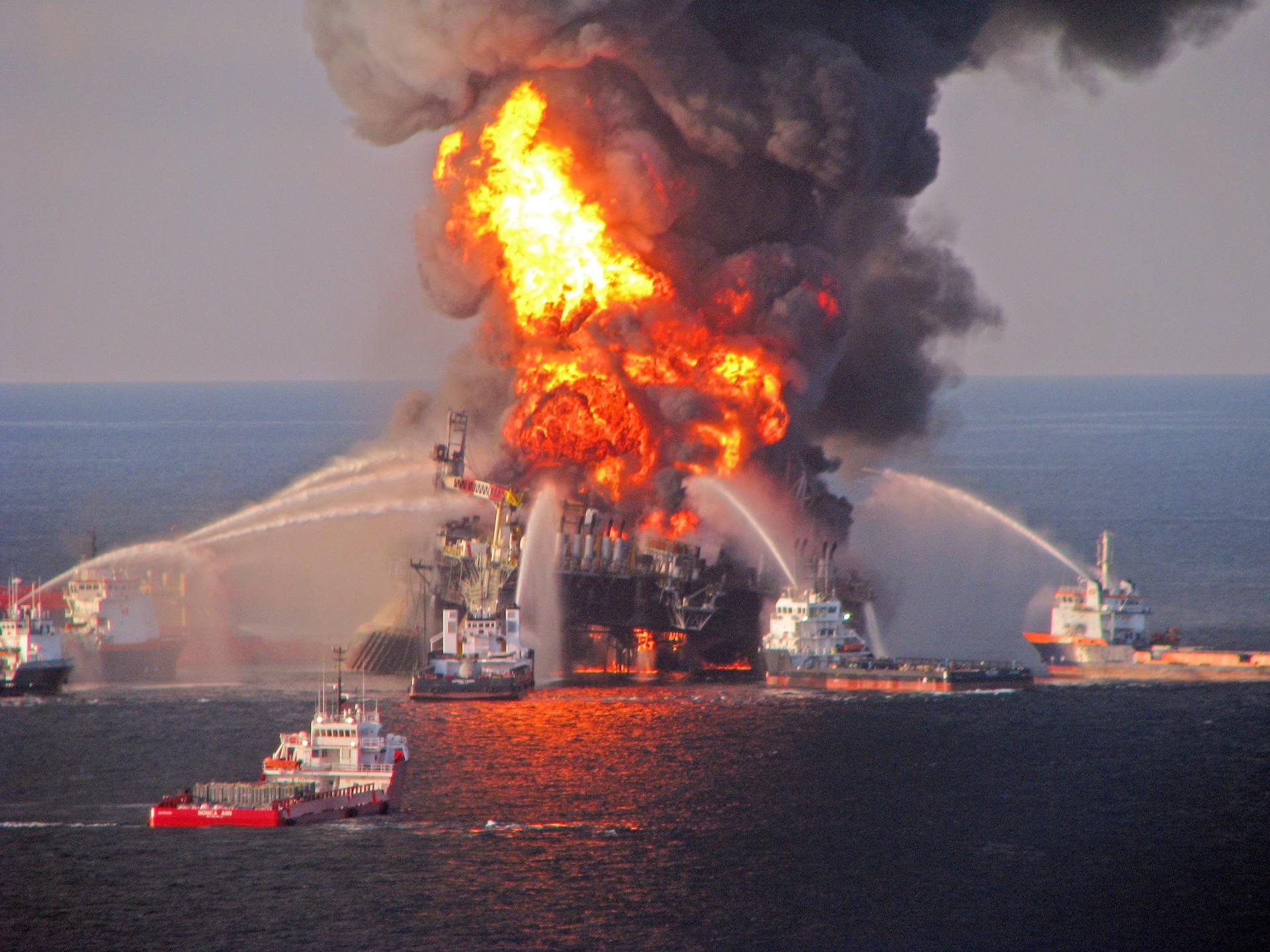 Halliburton, accused of doing defective work on BP's Macondo well before it exploded in 2010, killing 11 men and dumping 4.9 million barrels of oil into the Gulf of Mexico. 