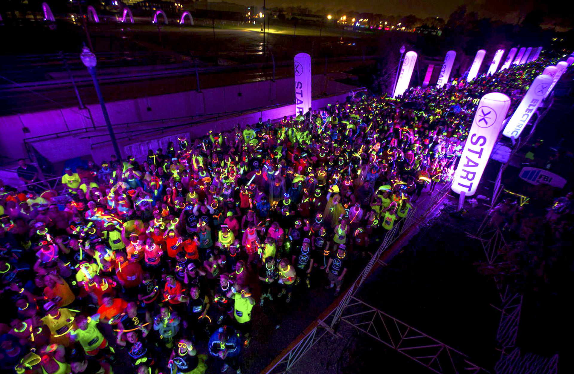 An Electric Run at the Indiana State Fairgrounds, in the United States.