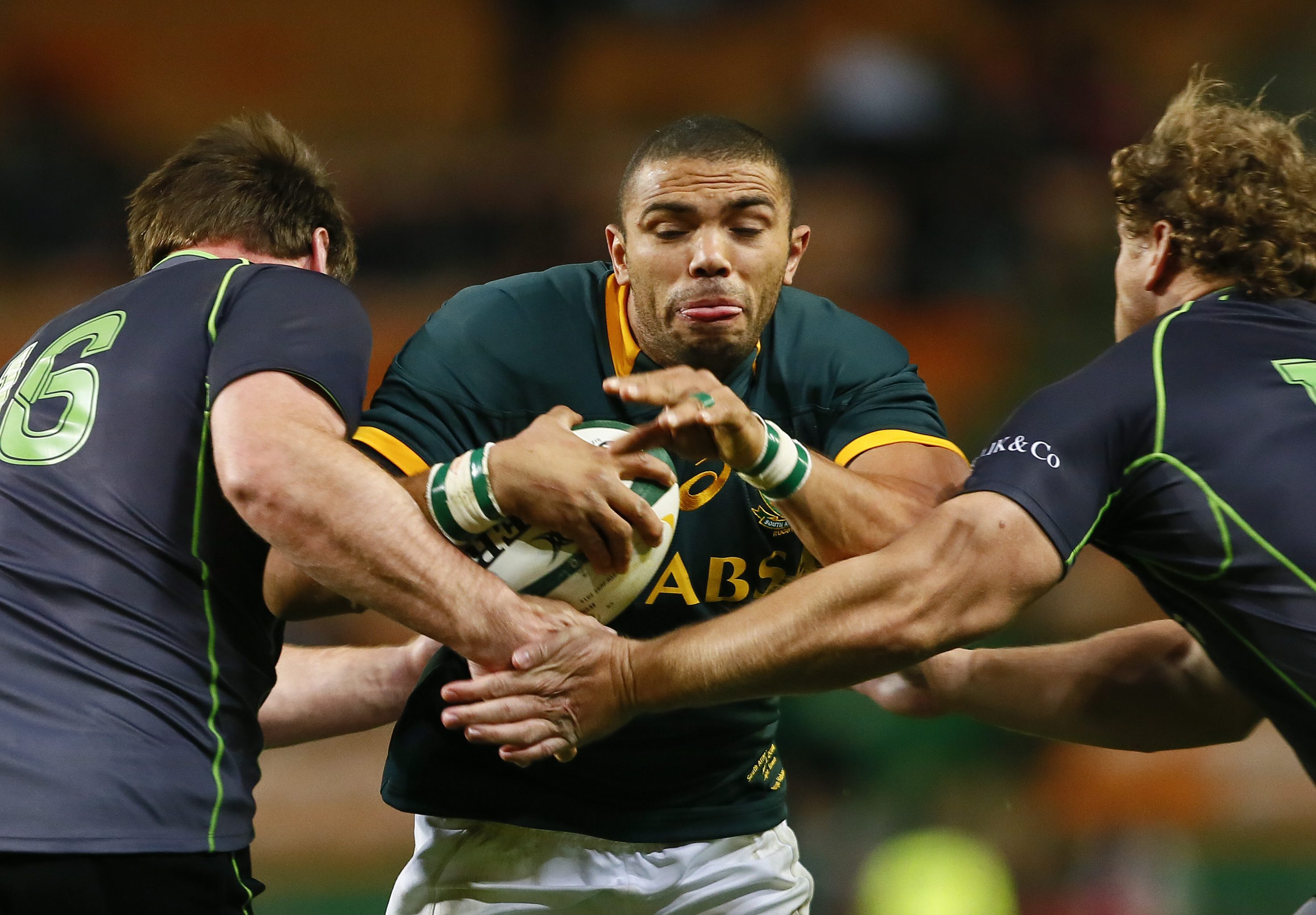 Bryan Habana is hoping for a happier encounter with the Wallabies than last time. Photo: EPA