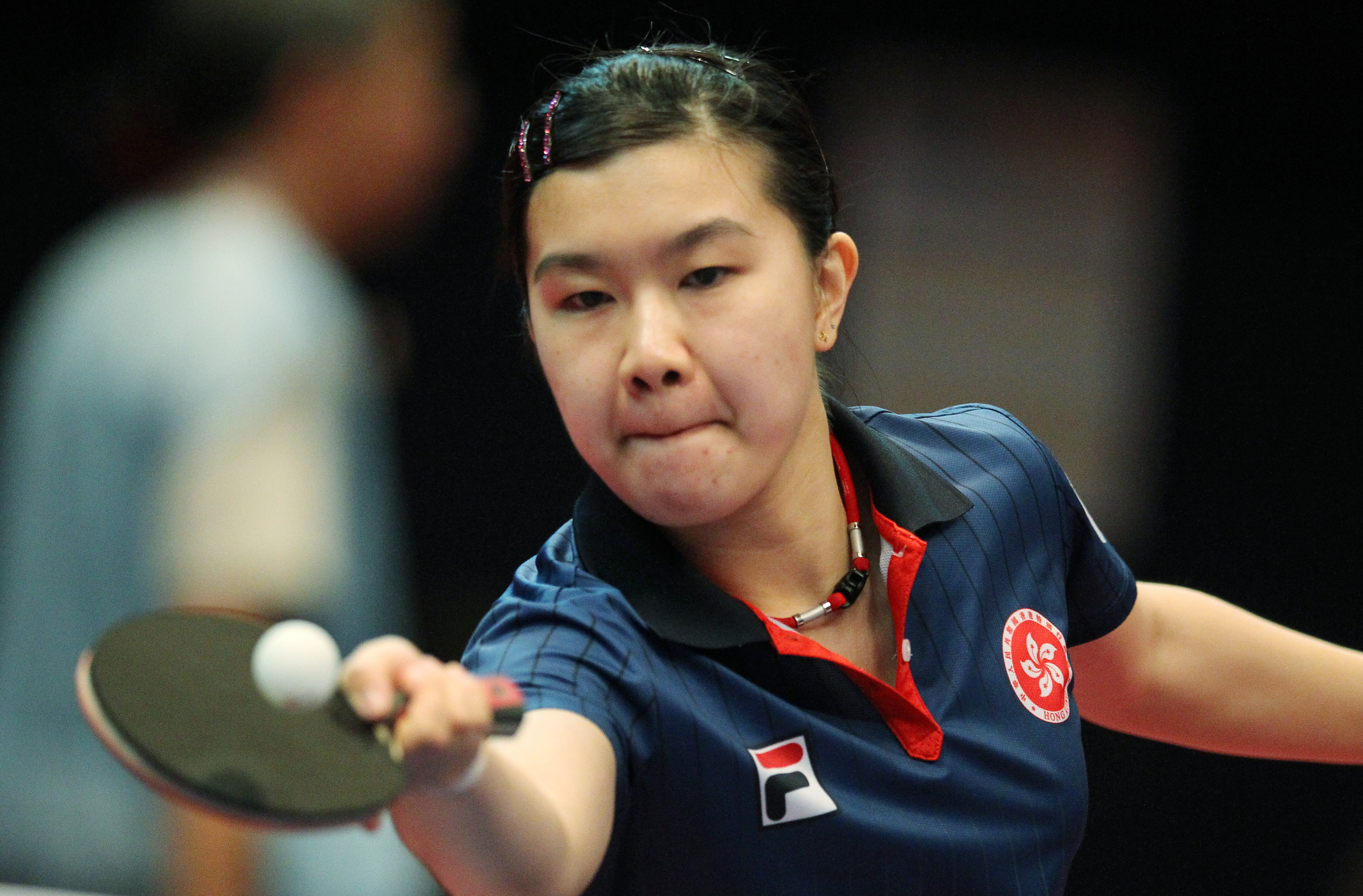 Hong Kong's Lee Ho-ching reached the mixed doubles semi-finals with Jiang Tianyi. Photo: Felix Wong