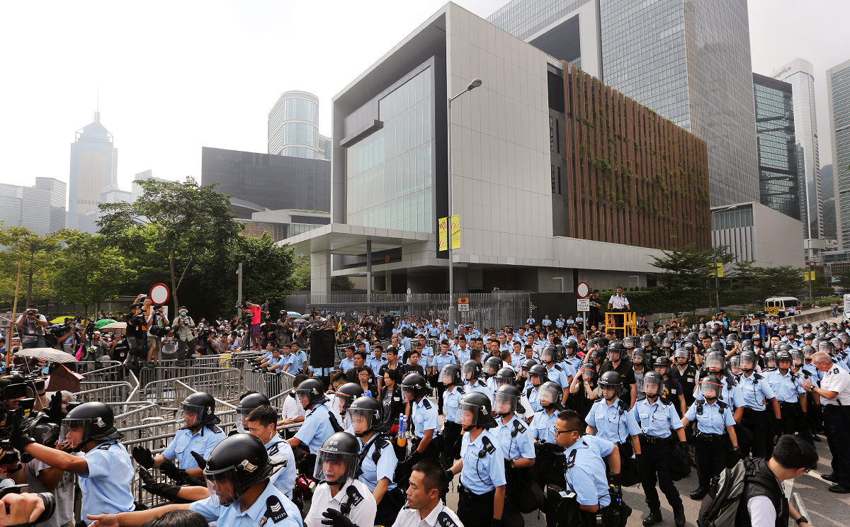 The police force is composed of Hong Kong people and their views probably mirror much of the rest of the mainstream society. Photo: Sam Tsang
