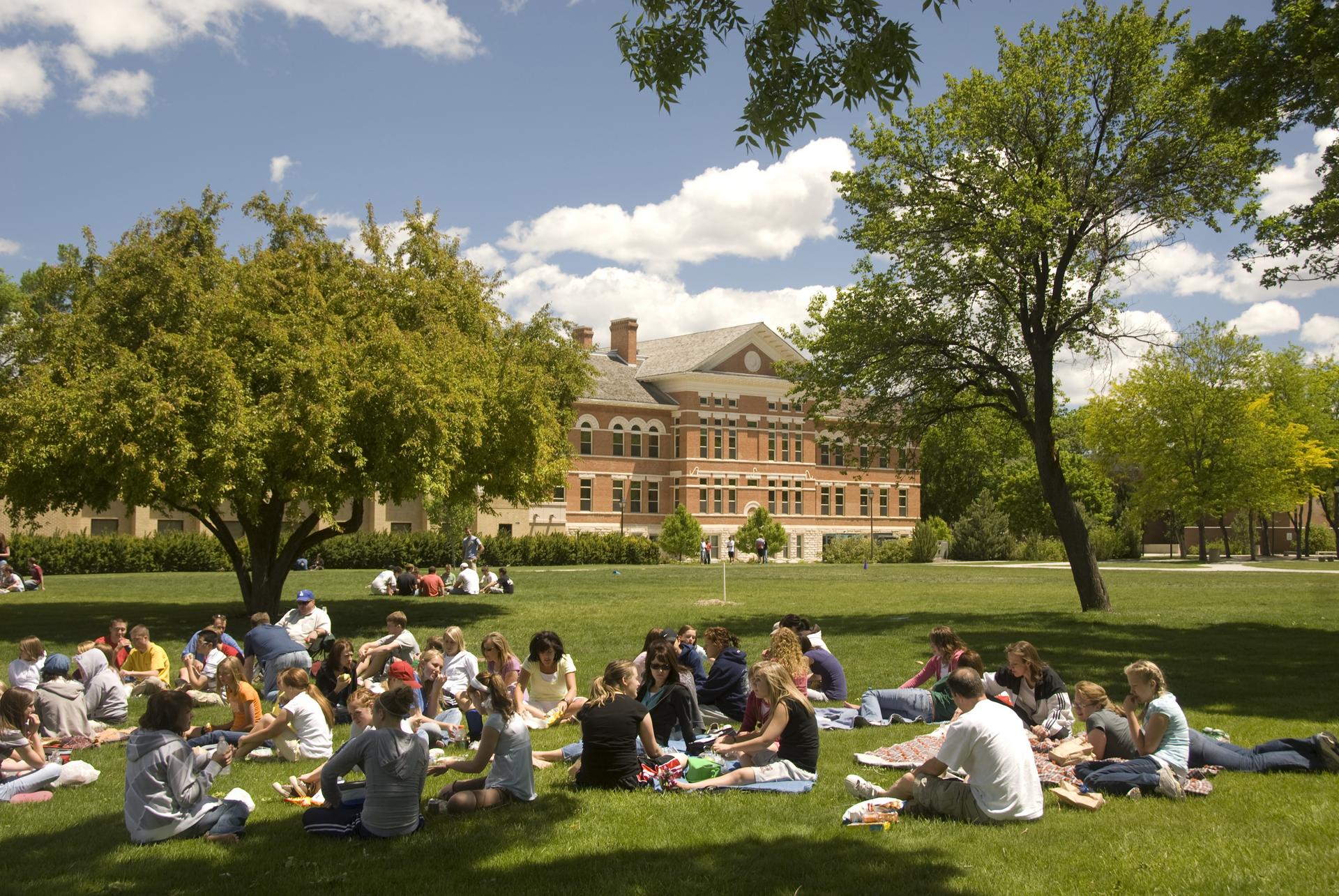 Students on the campus of Snow College, in the US state of Utah. If a child is not sufficiently mature, studying abroad may not always be beneficial, experts say. Photo: Corbis