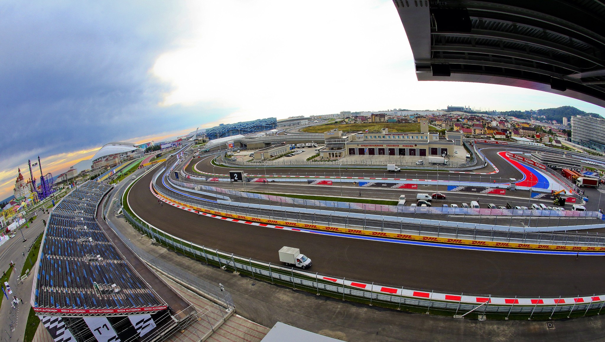 The track at Sochi for the first Russian Grand Prix. Photo: EPA