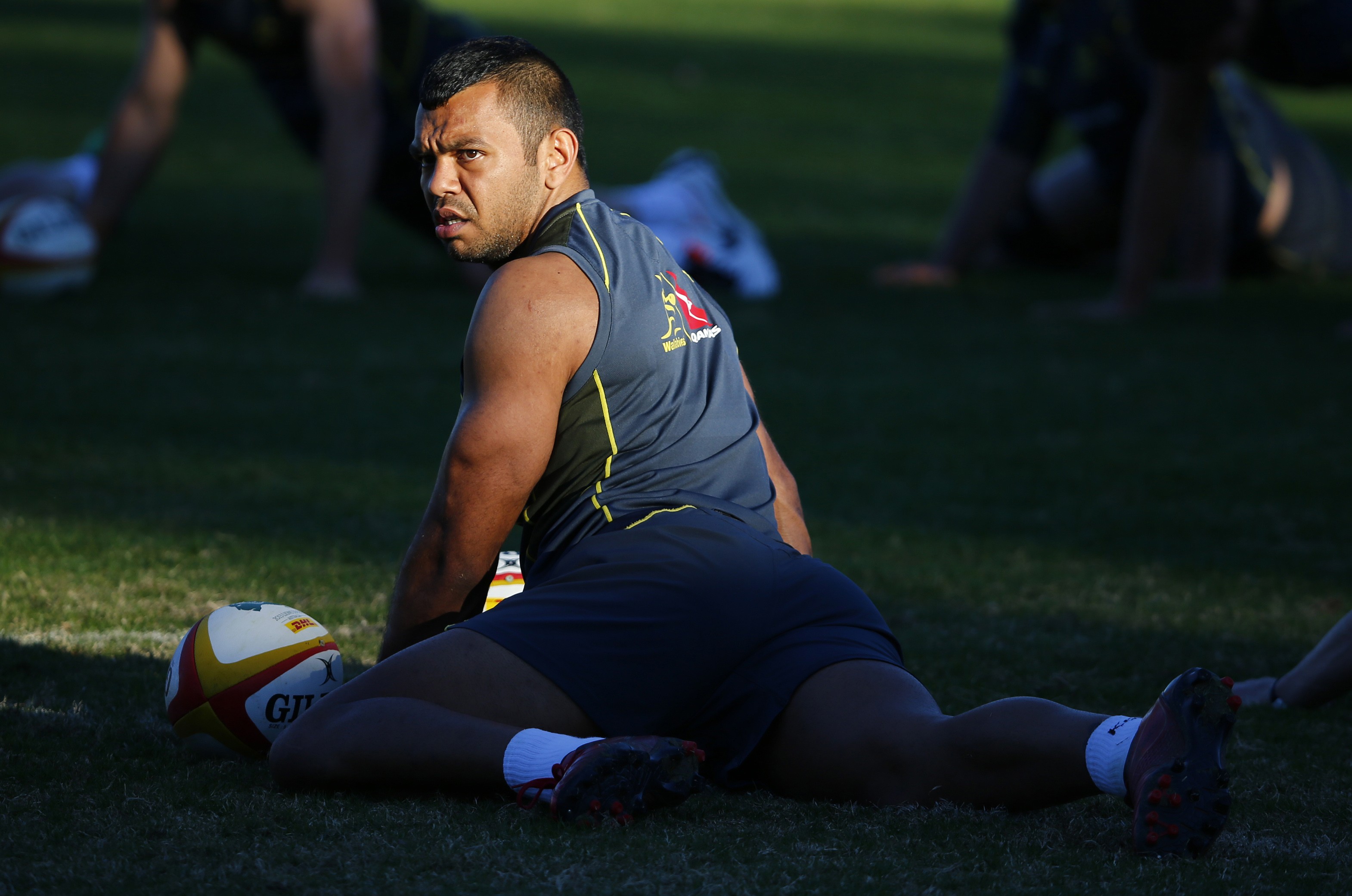 Australia's Kurtley Beale will be missing from the squad on Saturday, but players have rallied around the star amid the "deeply offensive" text messages scandal. Photo: Reuters 