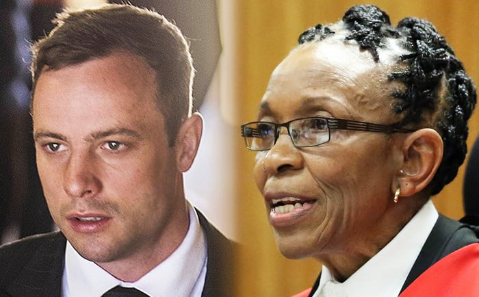 South African Judge Thokozile Masipa (right) was a crime reporter before she gained the media spotlight in the Oscar Pistorius (left) murder trial. Photos: AFP