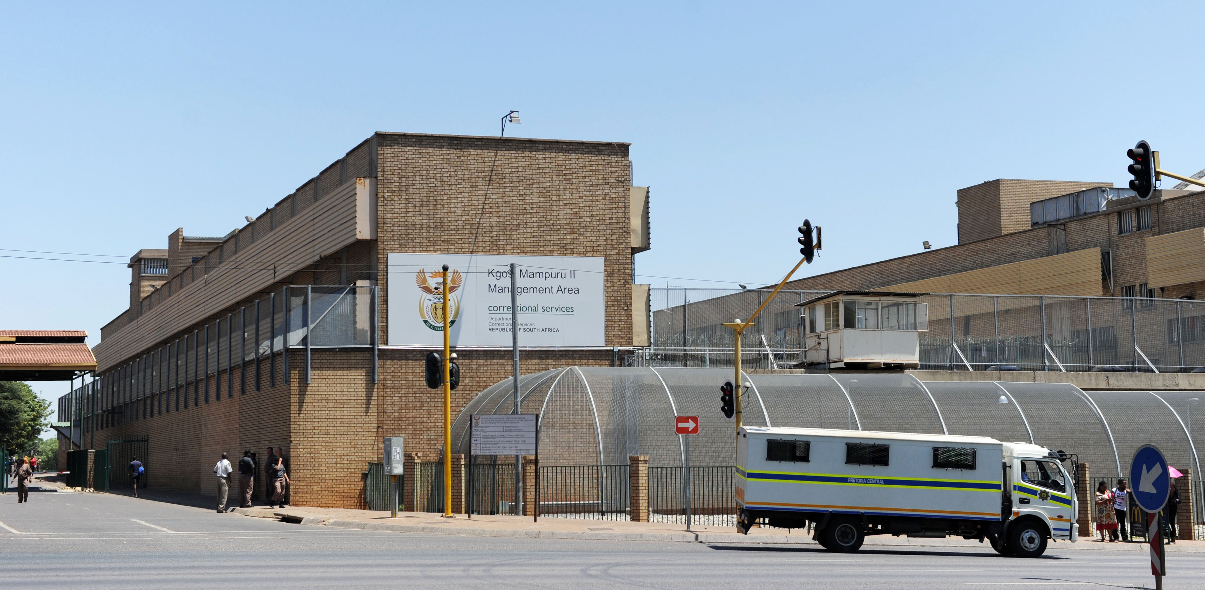 The Kgosi Mampuru Correctional Services prison is Oscar Pistorius’ new home. The athlete was sentenced yesterday to five years behind bars for killing his girlfriend. Photo: AP