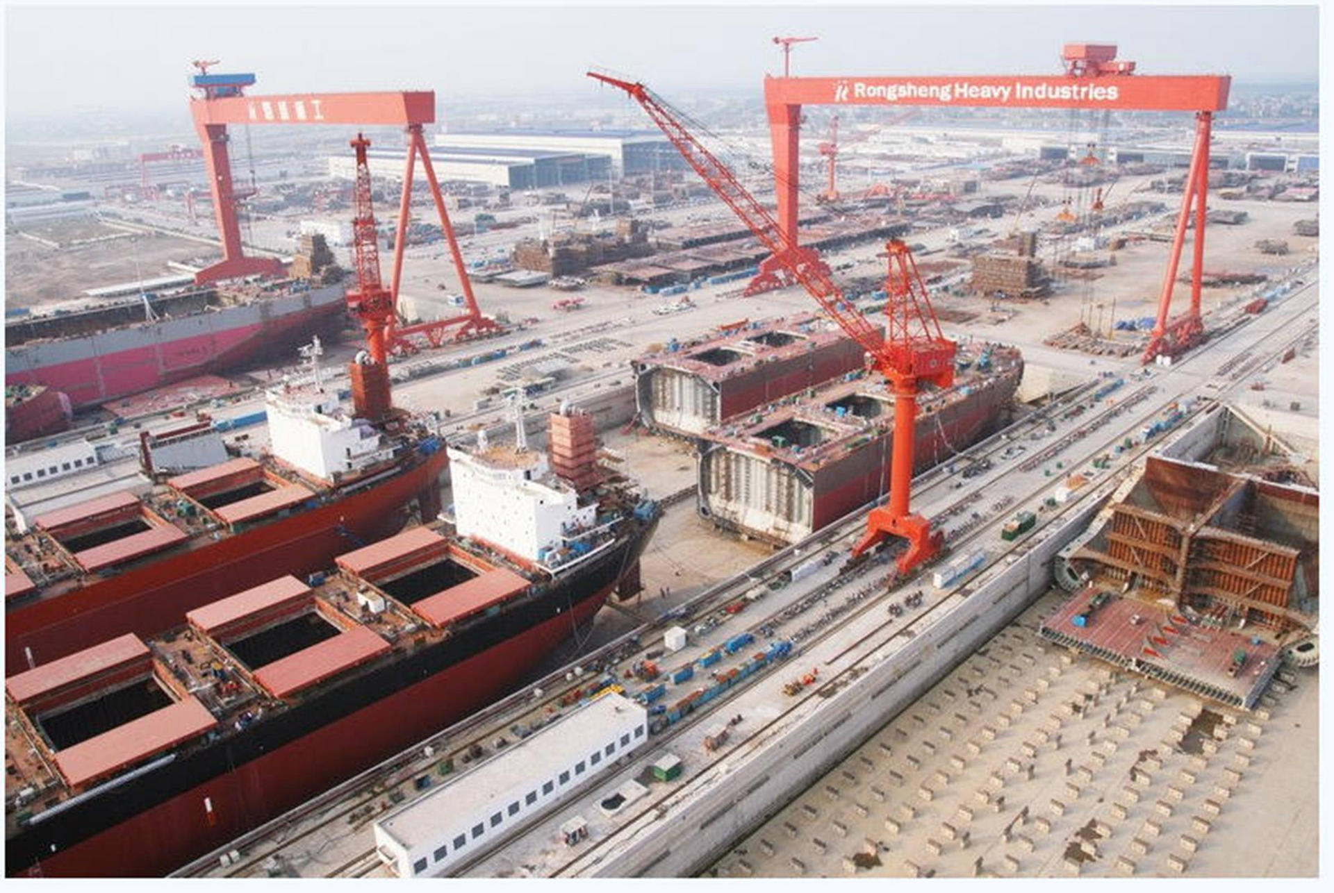 Despite a mild recovery in the shipbuilding market over the past 18 months, Rongsheng has received few new orders. Photo: SCMP