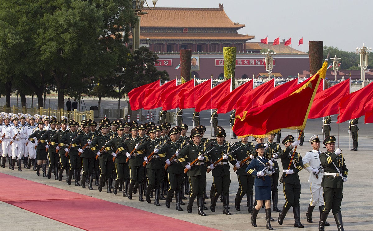 Beijing says elite PLA troops will be sent to West Africa to help in the battle against Ebola. Photo: EPA