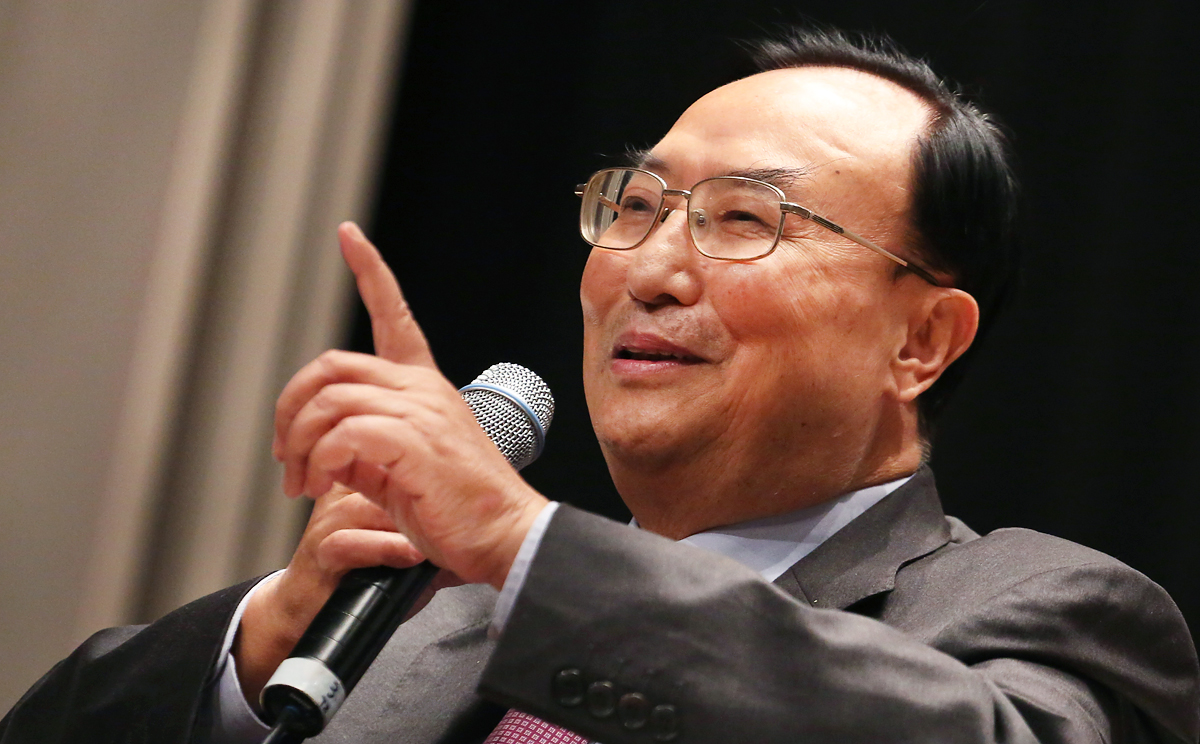 Zhang Junsheng dismissed students’ plan to visit Beijing. Photo: Felix Wong