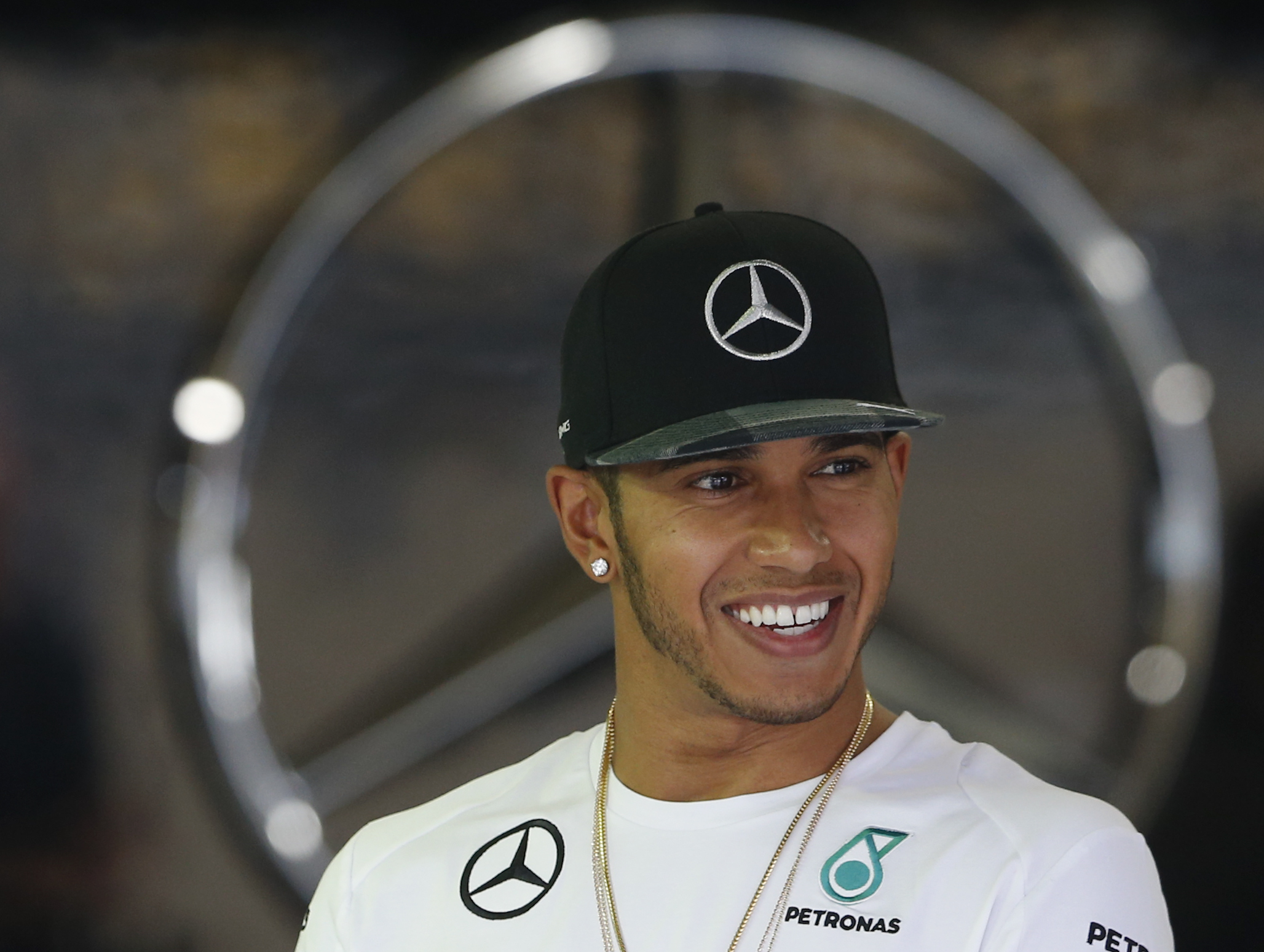 Britain's Lewis Hamilton of Mercedes is looking for his sixth win in a row at the Brazilian Grand Prix. Photo: AP