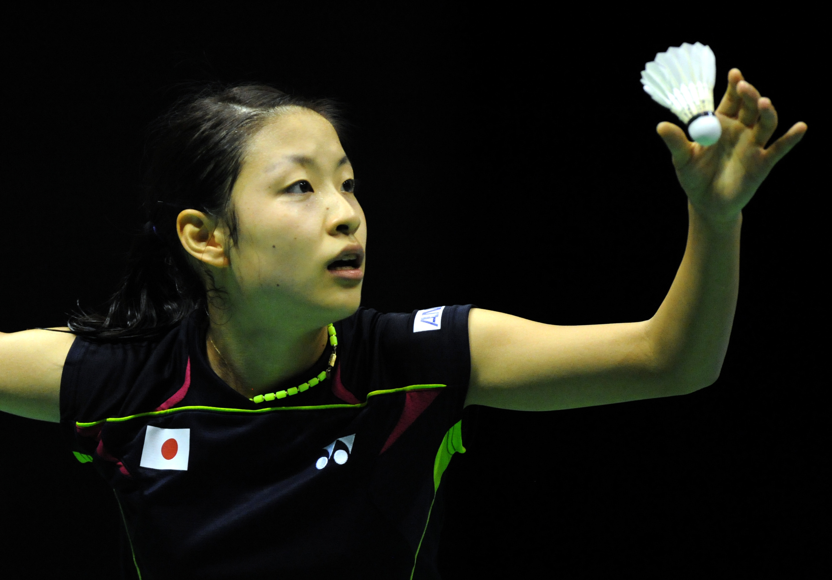 Unseeded Nozomi Okuhara has extended her incredible winning streak at the Hong Kong Open with her latest scalp that of world champion Carolina Marin. Photo: Xinhua