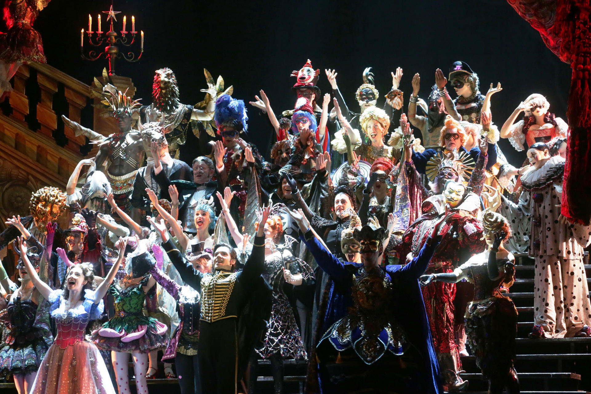 Scenes from The Phantom of the Opera. Photos: Corbis, Xinhua